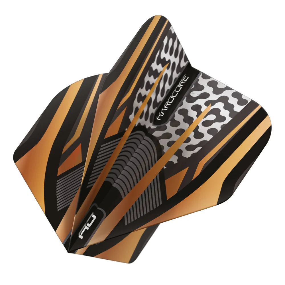 Nodor Darts Red Dragon Black & Gold Hardcore Premium Standard Flights