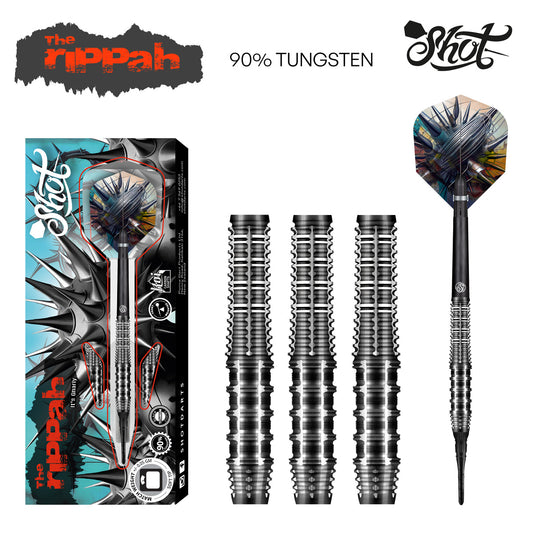 Shot Darts Gnarly Rippah Soft Tip Dart Set - 20g