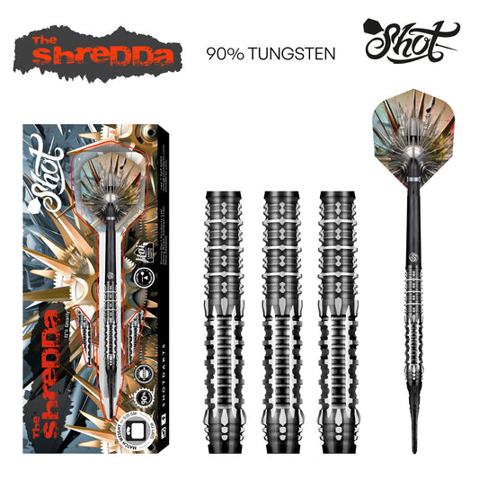 Shot Darts Gnarly Shredda Soft Tip Dart Set - 20g
