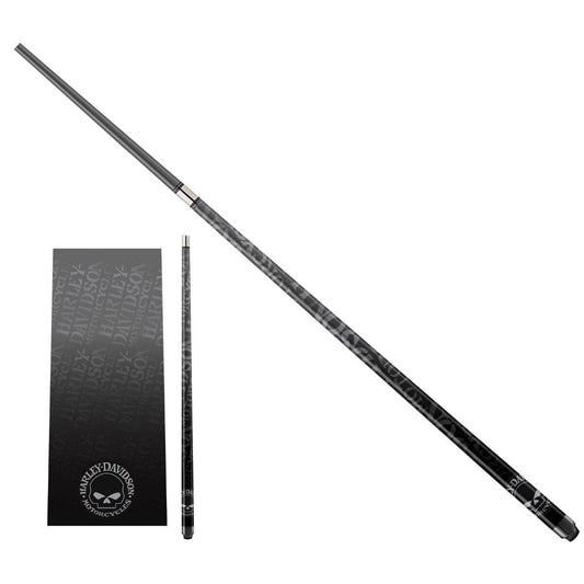 Harley Davidson Willie G. Skull Graphite Pool Cue - 20 oz