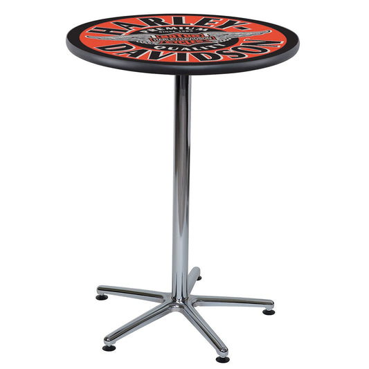 Harley Davidson Winged B&S Cafe Table