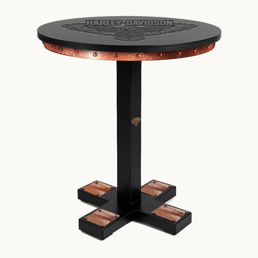 Harley Davidson Bar & Shield Eagle Pub Table