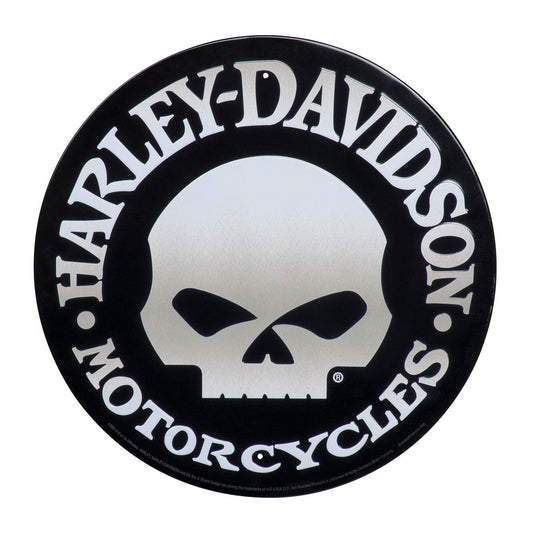 Harley Davidson Skull Tin Sign