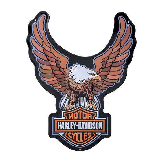 Harley Davidson Bar & Shield Eagle Tin Sign