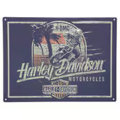 Harley Davidson Beach Tin Sign