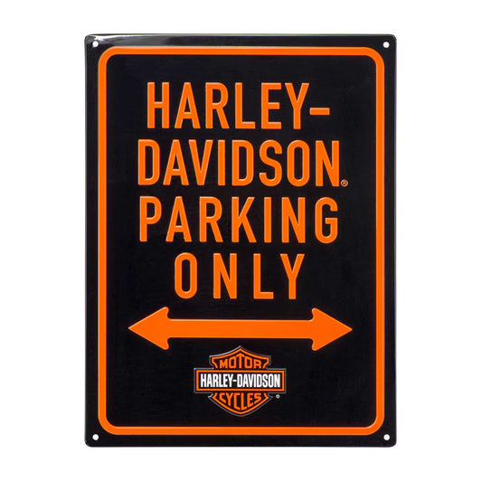 Harley Davidson Parking Only Tin Sign