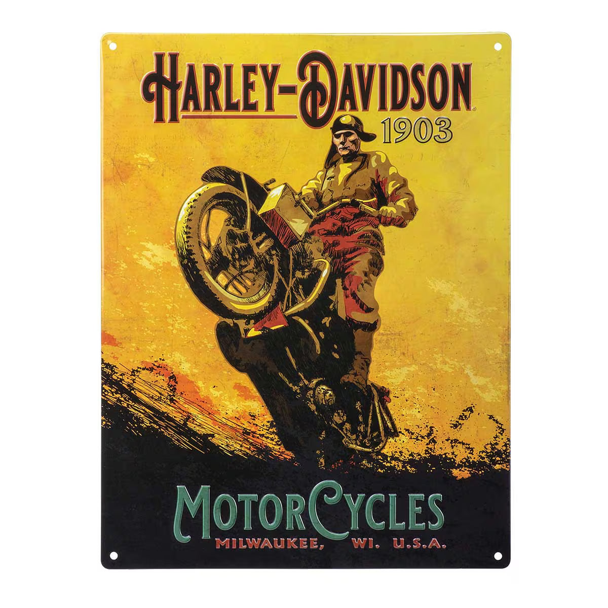 Harley Davidson Hillclimber Tin Sign