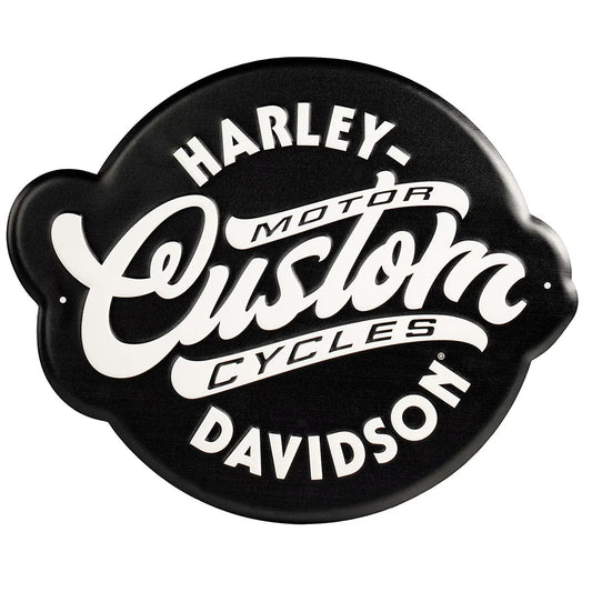 Harley Davidson Custom Motorcycles Metal Sign