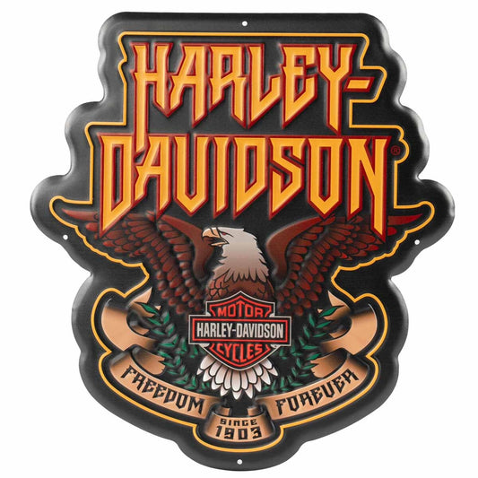 Harley Davidson Hard Rock Eagle Metal Sign
