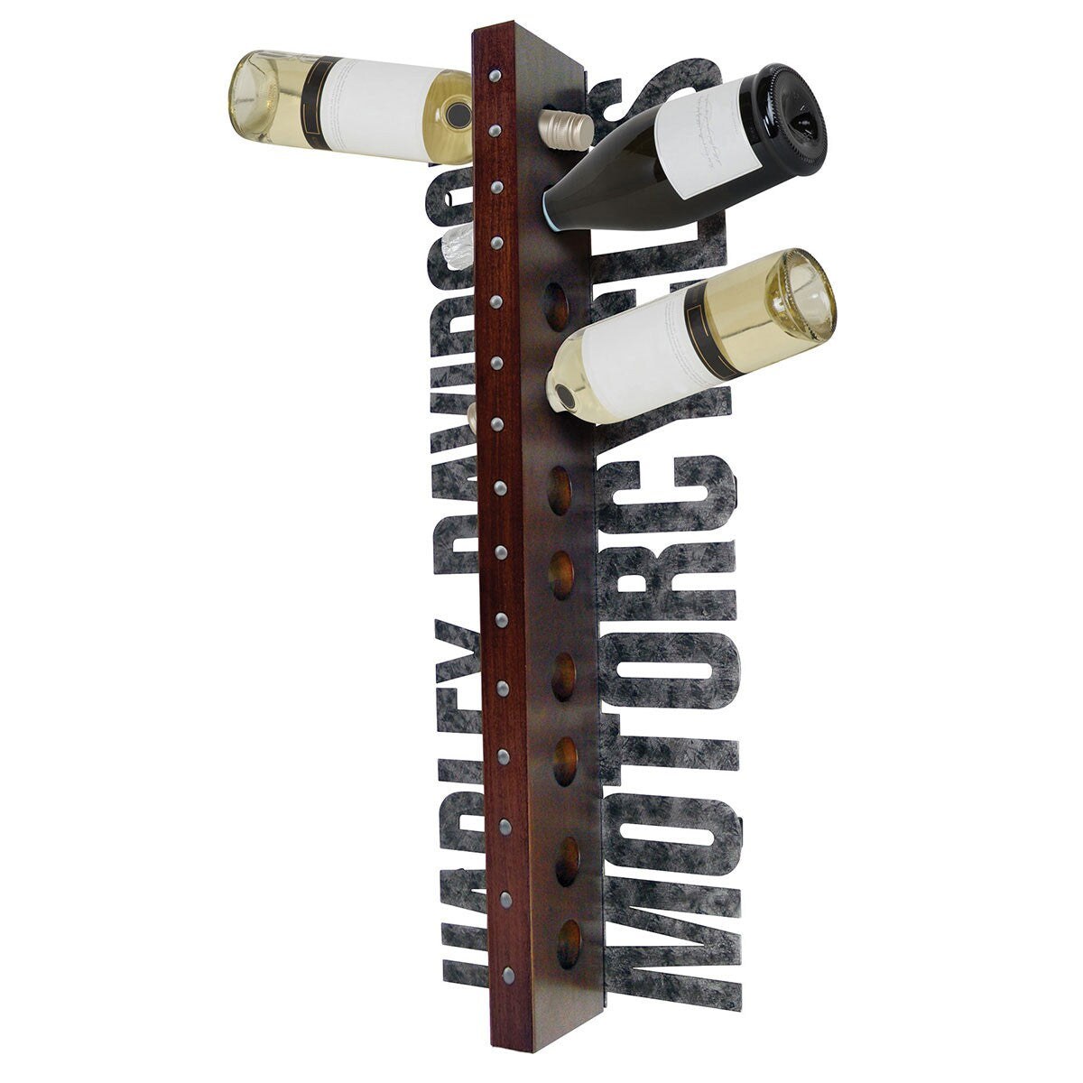 Harley Davidson Motorcycles Wine Rack