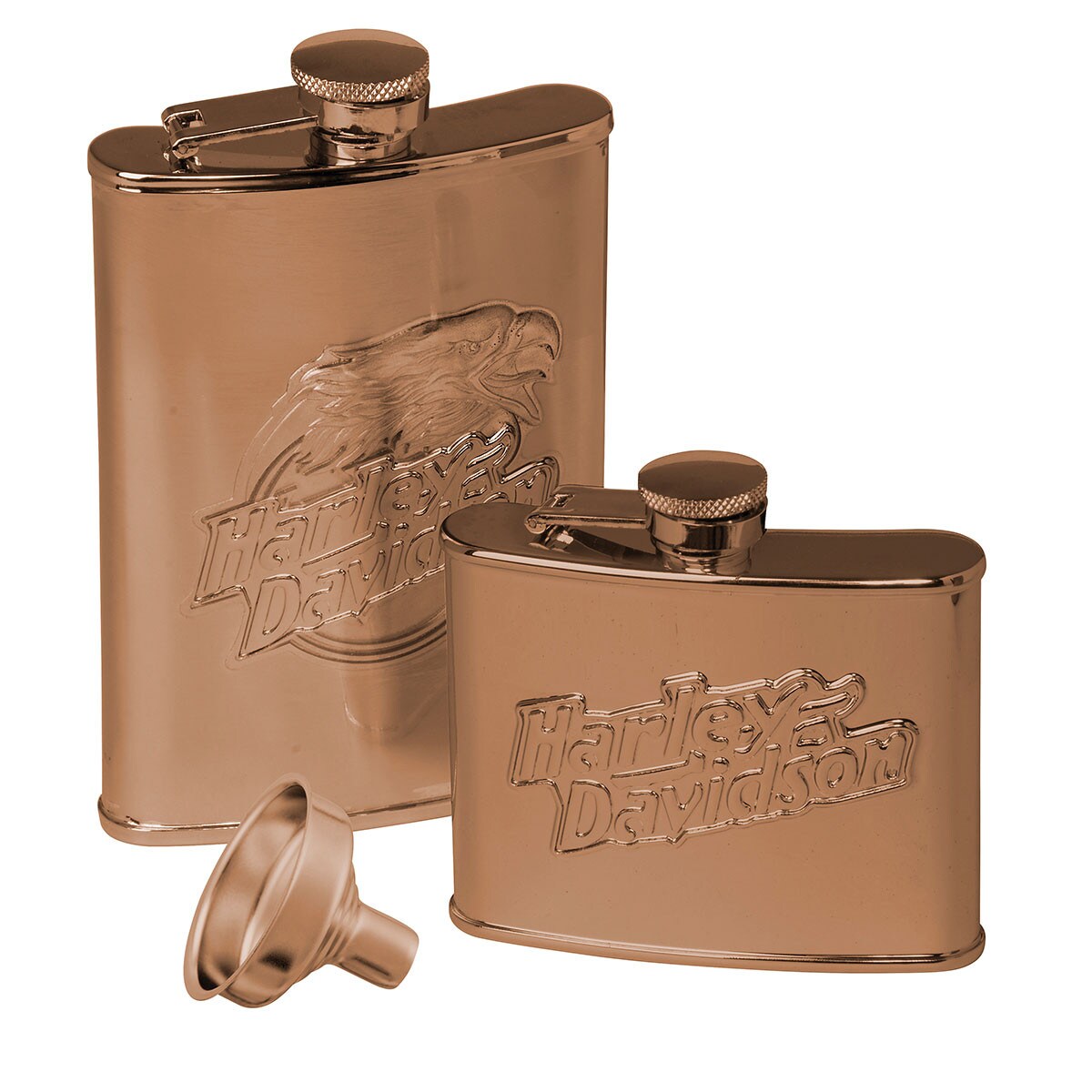 Harley Davidson Eagle Flask Set