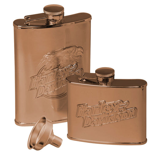 Harley Davidson Eagle Flask Set