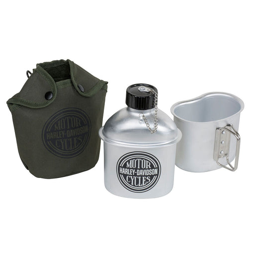 Harley Davidson Circle Logo Canteen