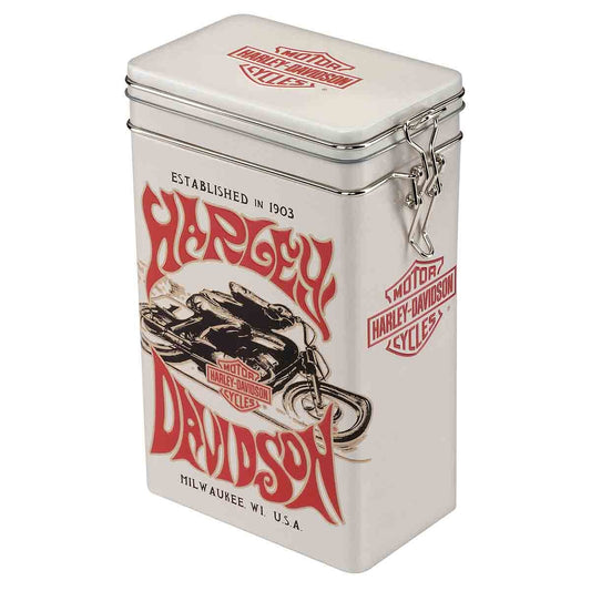 Harley Davidson 1970s Racer Storage Tin