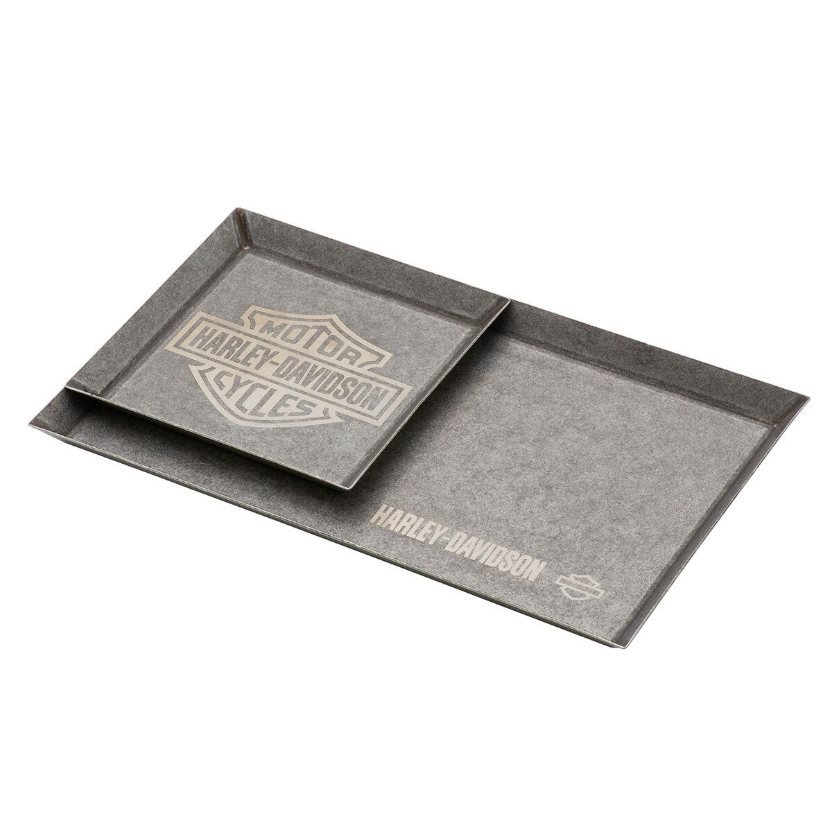 Harly Davidson B&S Metal Valet Tray Set