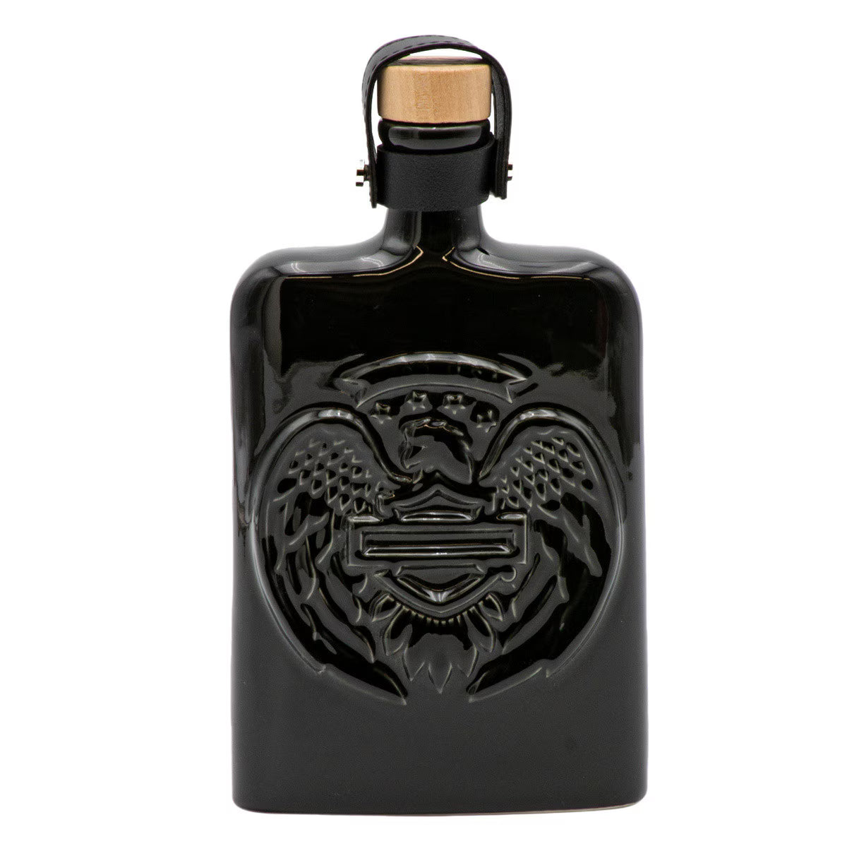 Harley Davidson Open B&S Eagle Flask