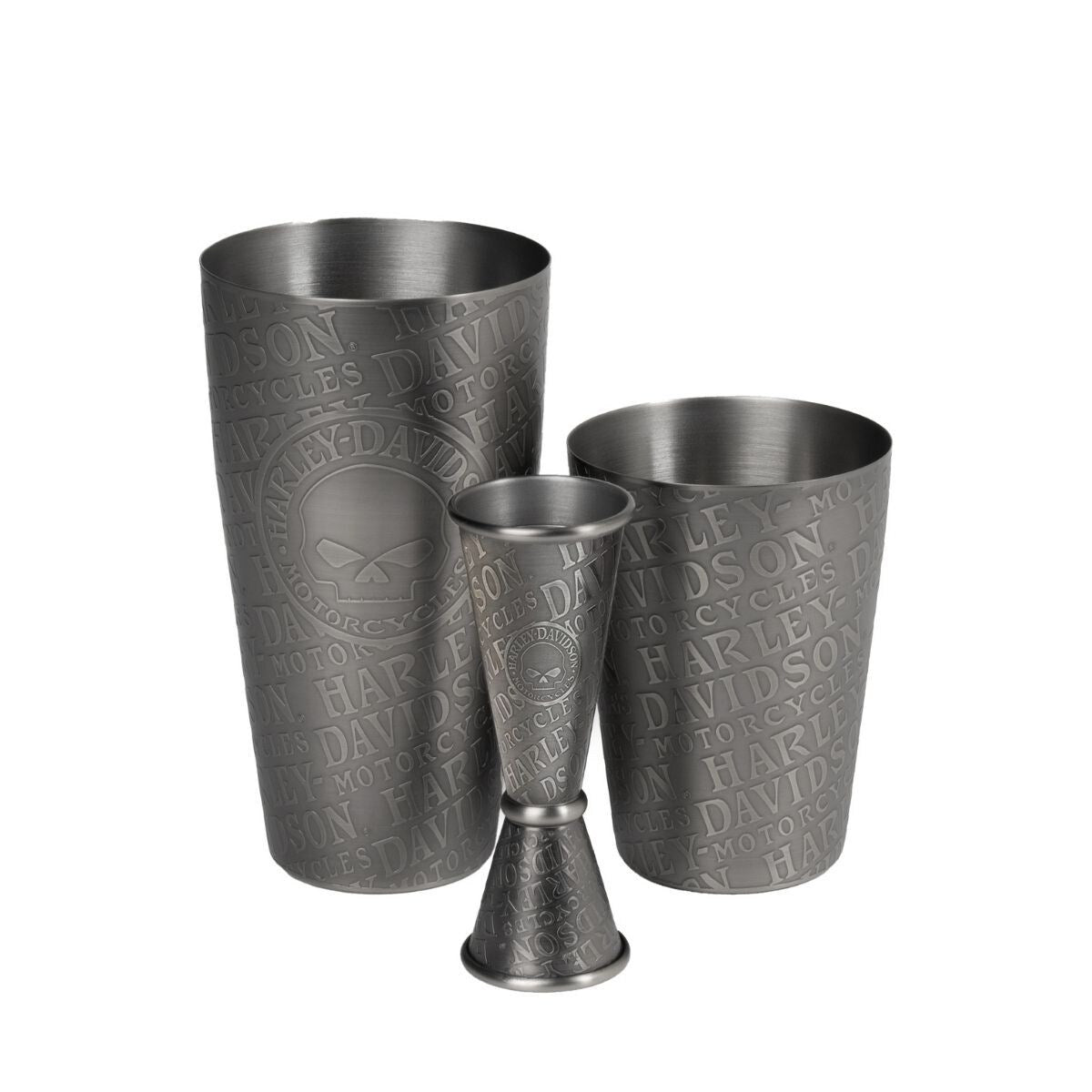 Harley Davidson Willie G. Skull Boston Shaker Set