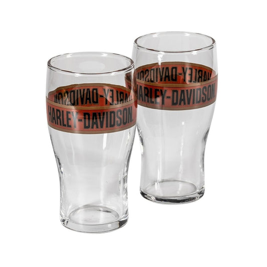 Harley Davidson Trenton Pub Glass Set