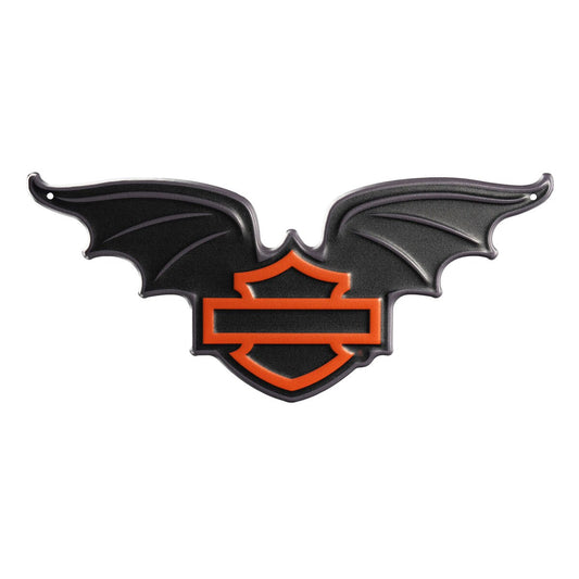 Harley Davidson Open B&S Bat Metal Sign