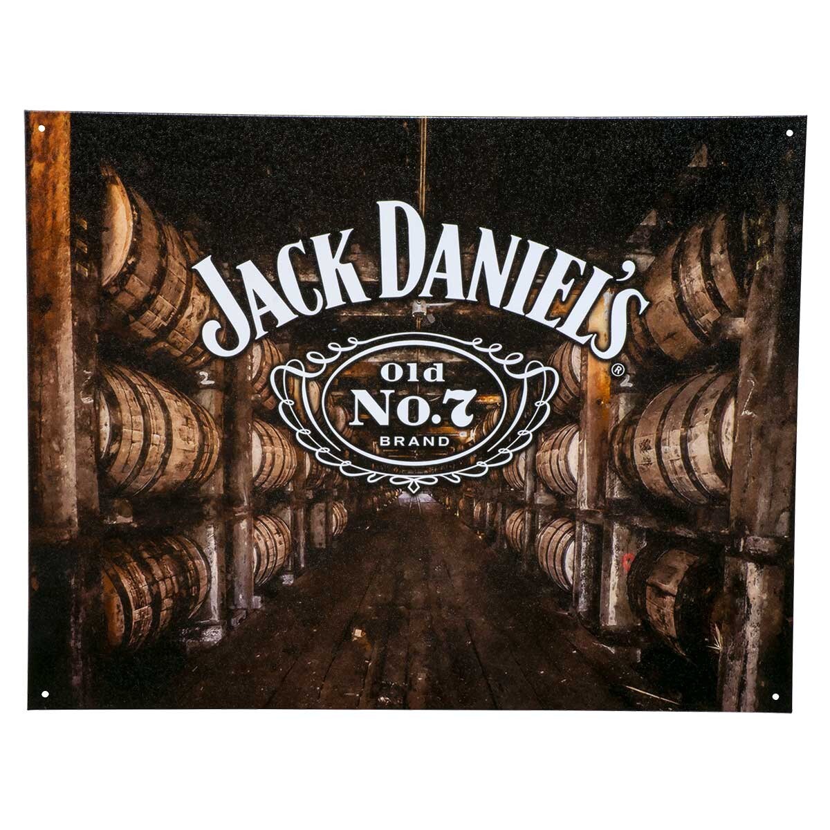 JD Barrel House Tin Sign