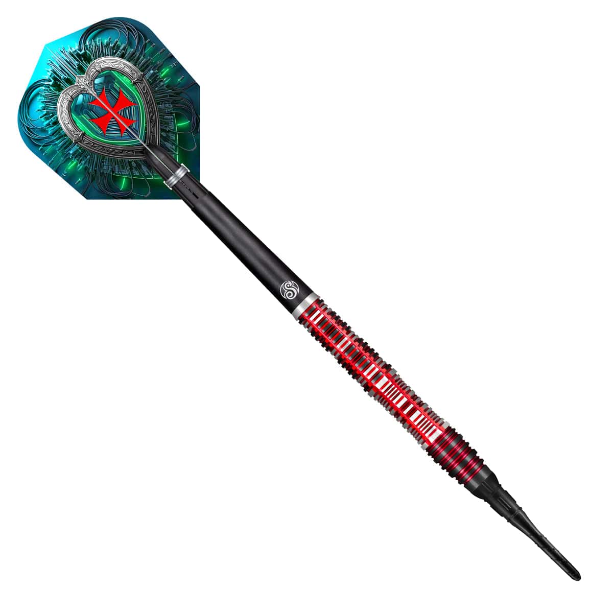 Shot Darts Future Knights Dreadheart Soft Tip Dart Set-90% Tungsten Barrels