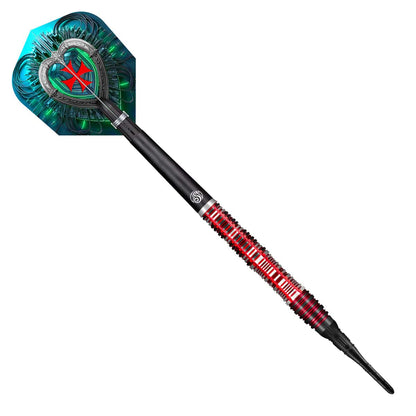Shot Darts Future Knights Dreadheart Soft Tip Dart Set-90% Tungsten Barrels