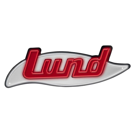 Lund Retro Metal Sign