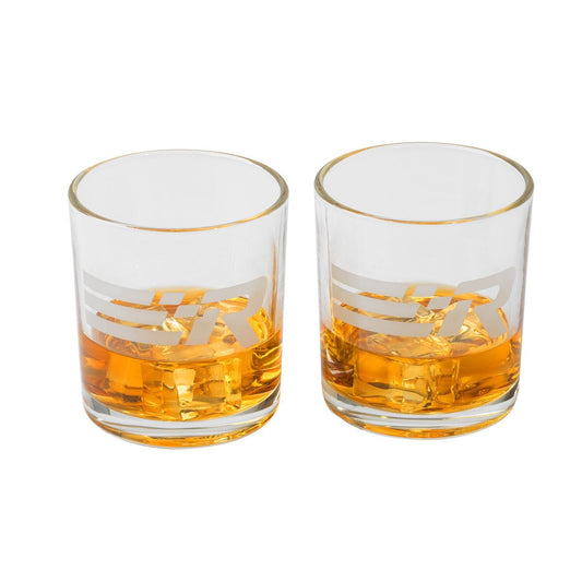 Mercury Racing Rocks Glass Set