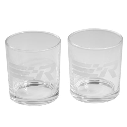 Mercury Racing Rocks Glass Set