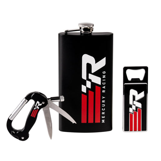 Mercury Racing Flask Set