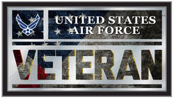 Air Force 'Veteran' Logo Mirror