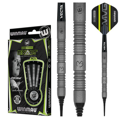 Winmau MVG Exact 90% Darts 18g B/W 20g F/W