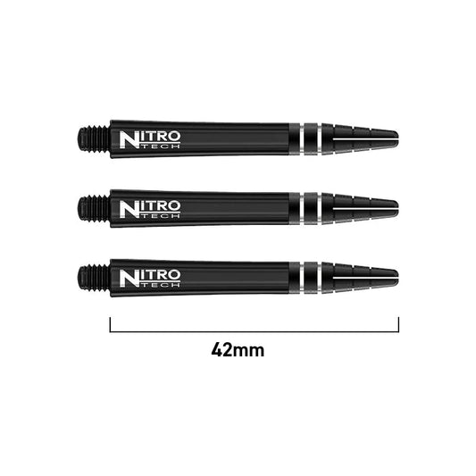 Red Dragon Nitrotech Medium Black Dart Shafts