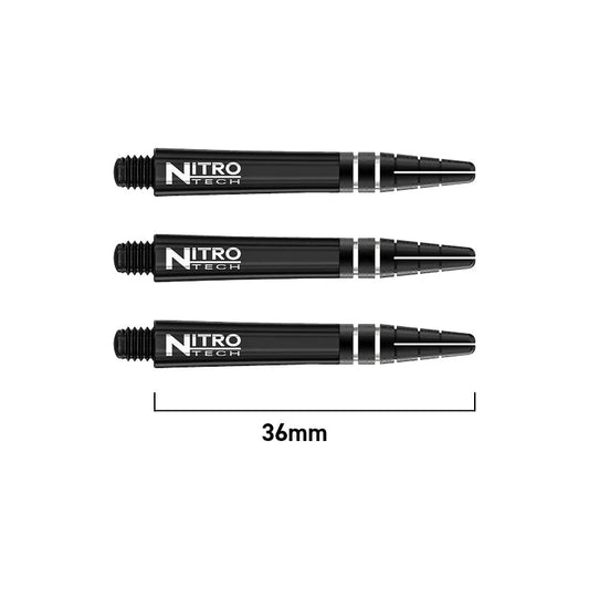 Red Dragon Nitrotech Short Black Dart Shafts