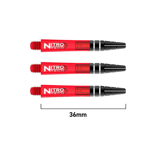 Red Dragon Nitrotech Short Red Dart Shafts