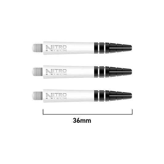 Red Dragon Nitrotech Short White Dart Shafts