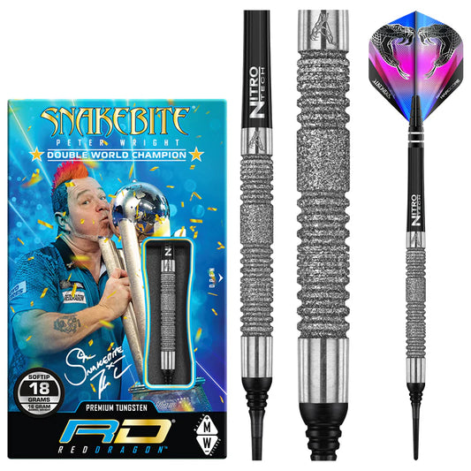 Nodor Darts Red Dragon Peter Wright Euro 11 Element Soft Tip - 18g