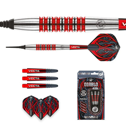 Winmau Diablo 1 Soft Tip Dart Set - 20g