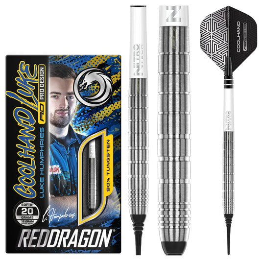 Red Dragon Luke Humphries TX1 Soft Tip Dart Set - 20g