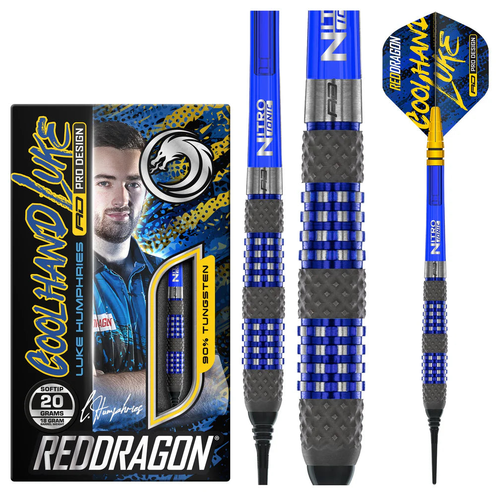 Atomised Red Dragon Luke Humphries TX2 Atomised - 20g Dart Set – CAVES