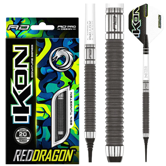 Red Dragon Ikon 1.4 Soft Tip Dart Set - 18g