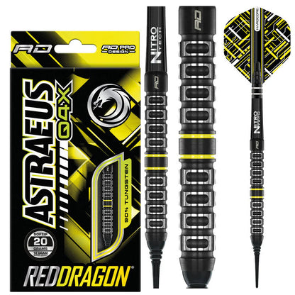Nodor Darts Red Dragon Astraeus Q4X Parallel Soft Tip Dart Set - 18g