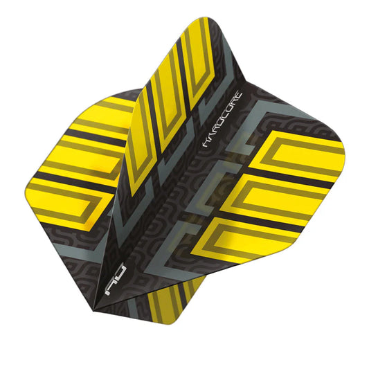 Red Dragon Black & Yellow Blocks Hardcore Radical Standard Flights