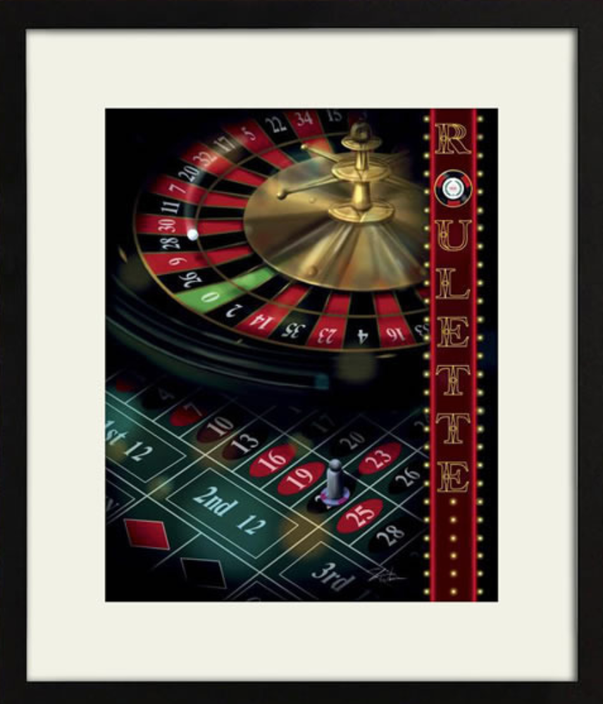 Elegant-Casino-Roulette-Wheel-Game-Artwork-in-Frame
