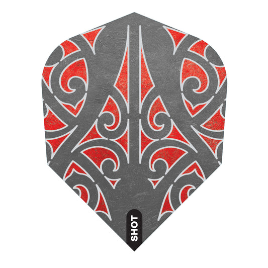 Shot Darts Warrior Awe Dart Flight Set-Small Standard