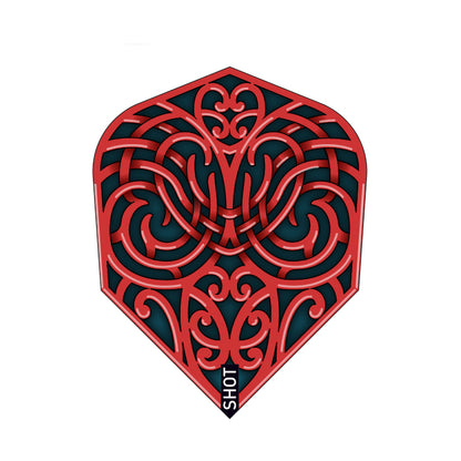 Shot Darts Warrior Kapene Dart Flight Set-Small Standard
