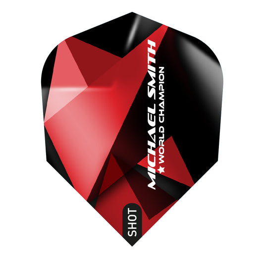 Shot Darts Michael Smith Achieve Dart Flight Set-Small Standard