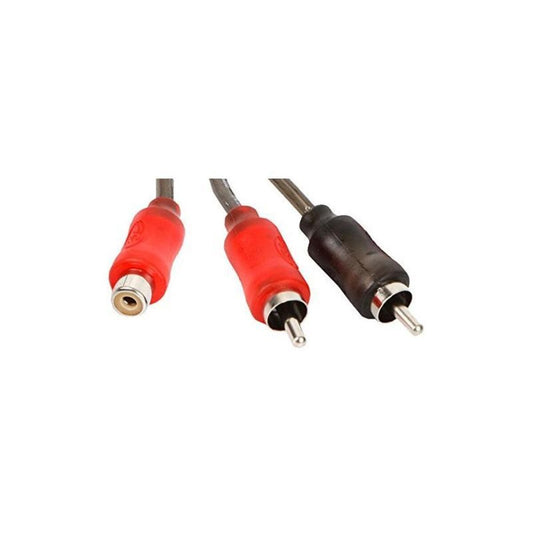Stinger 2 Male 1 Female Y Adapter Interconnect Cable