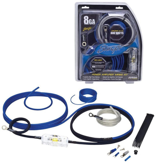 Stinger 8 Gauge OFC Power Wire Kit