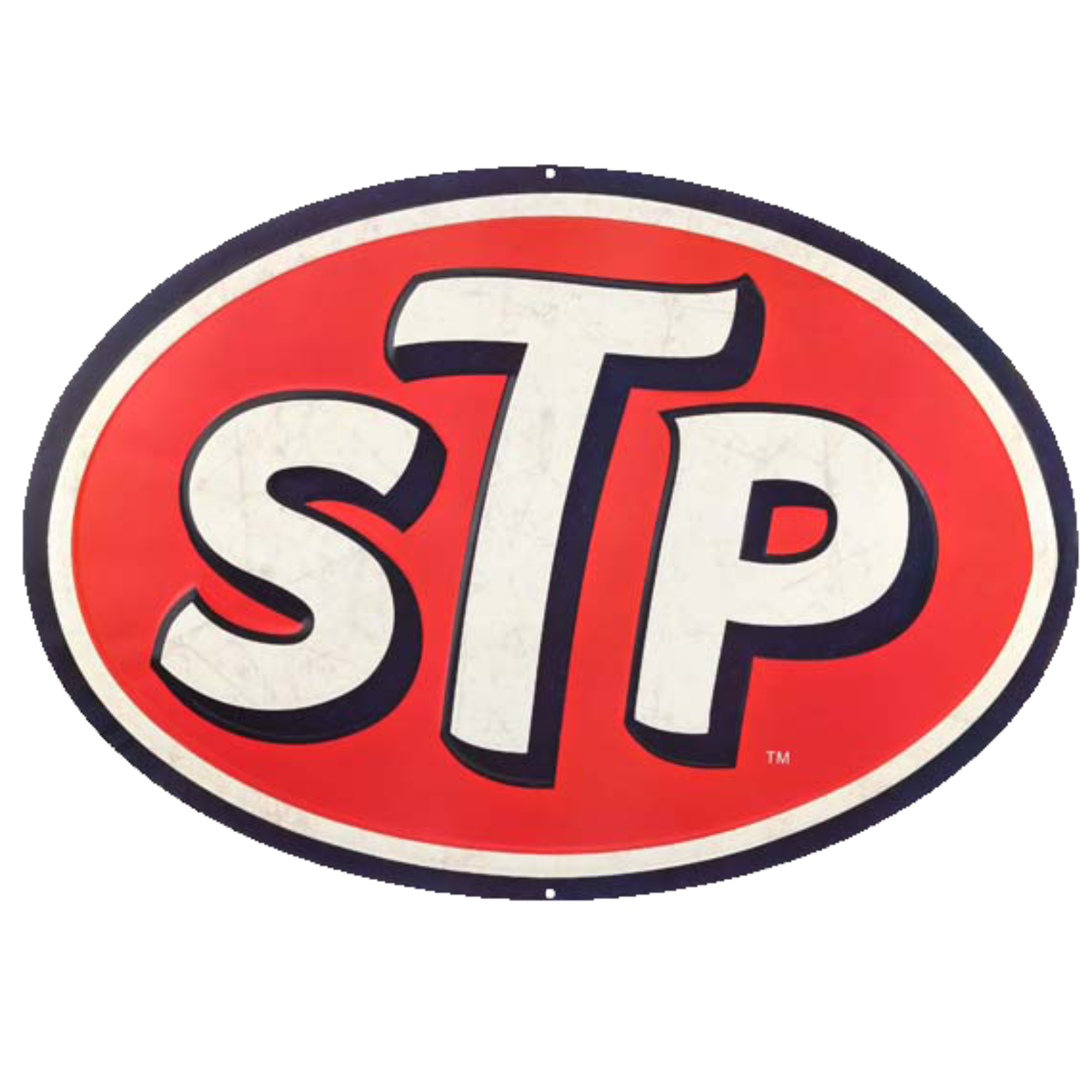 Stp Racing Signs STP Embossed Tin Sign | 30